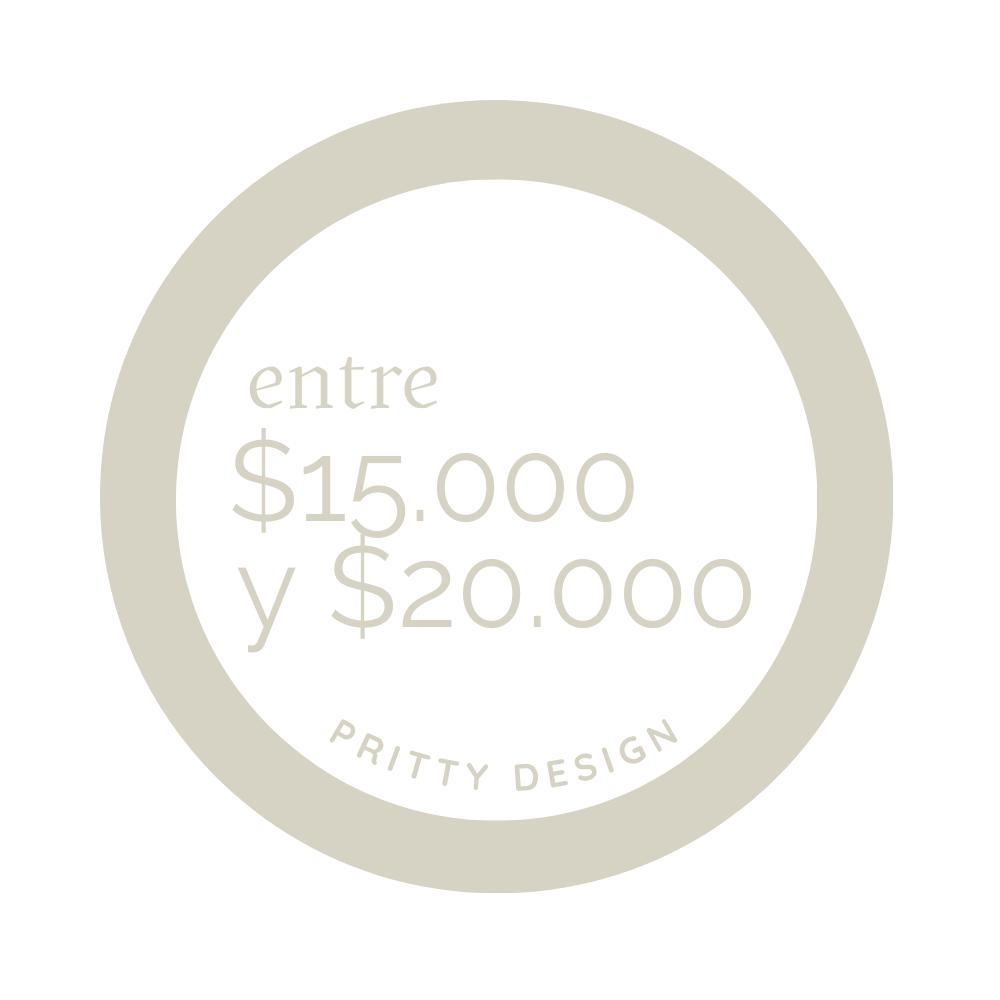 Entre $15.000 y $20.000