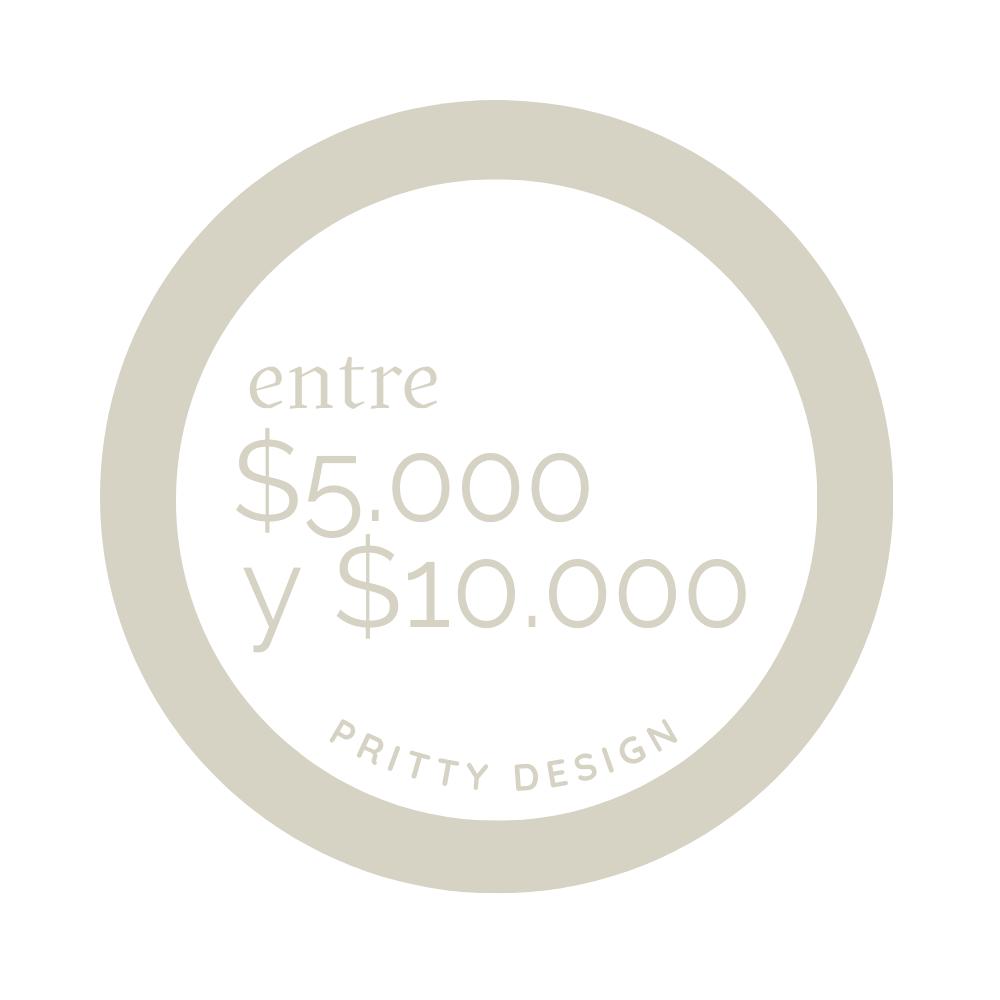 Entre $5.000 y 10.000