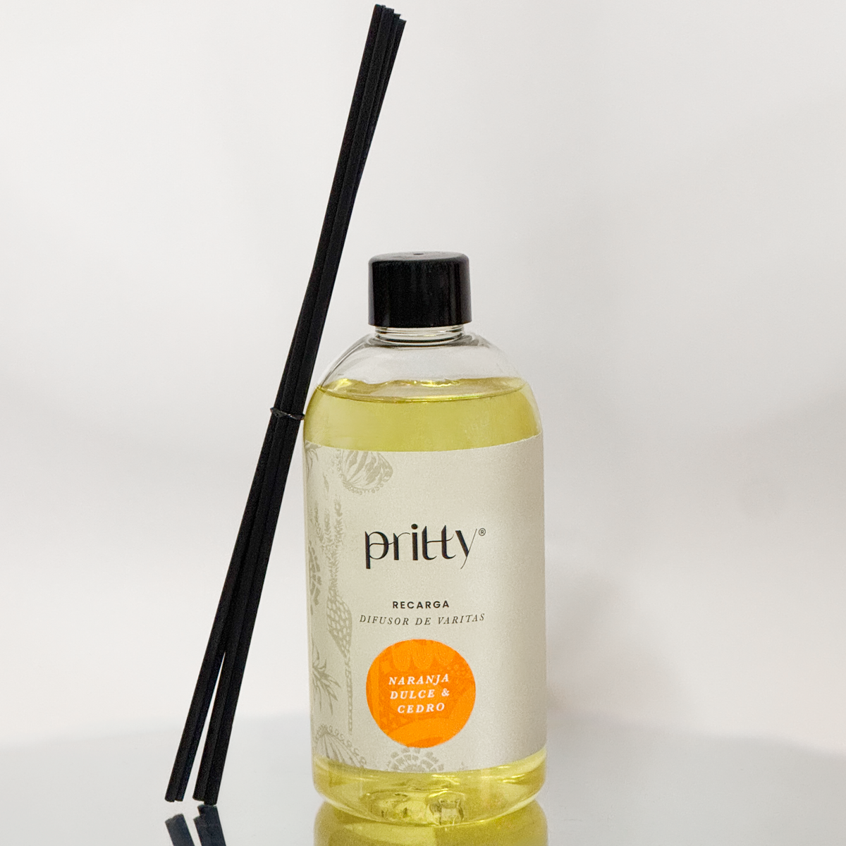Recarga Difusor Varitas Naranja Dulce & Cedro 300 ml
