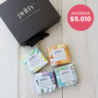 Set 4 Jabones Barra 100 gr en Caja Deluxe