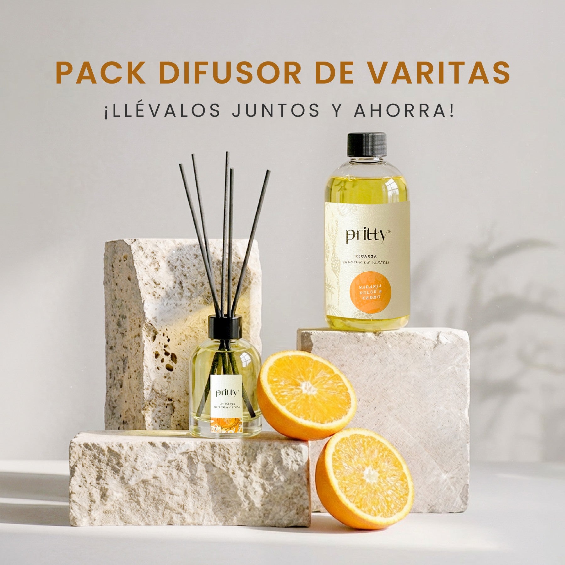 Difusor Varitas 130 ml + Recarga Difusor 300 ml