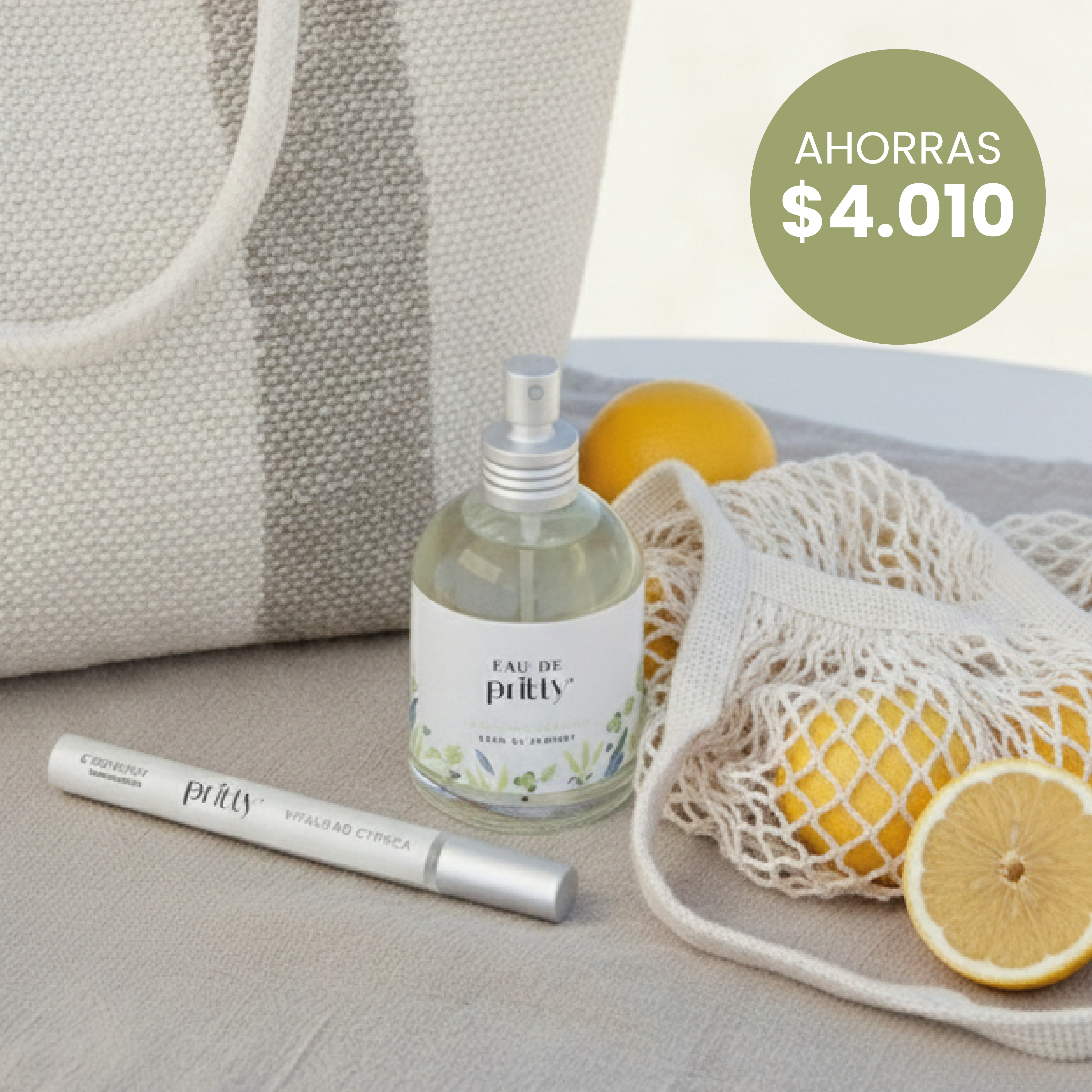 Set Eau de Pritty Vitalidad Citrica 15 ml + 130 ml