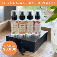Set 4 Mini Room Spray Moras-Naranja-Citrus-Fresa con caja deluxe de REGALO!
