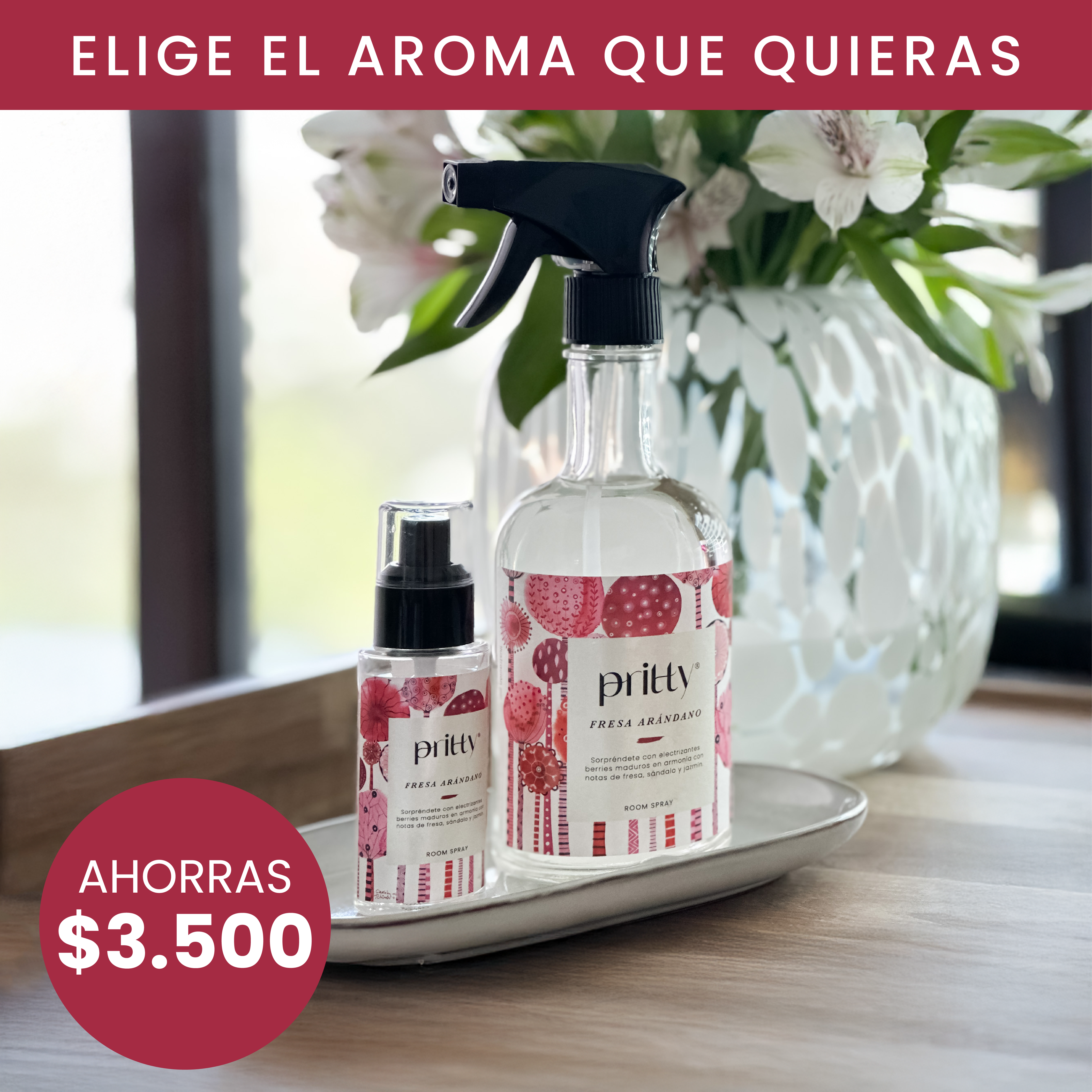 Oferta Room Spray 375 ml + Mini Room Spray 50 ml