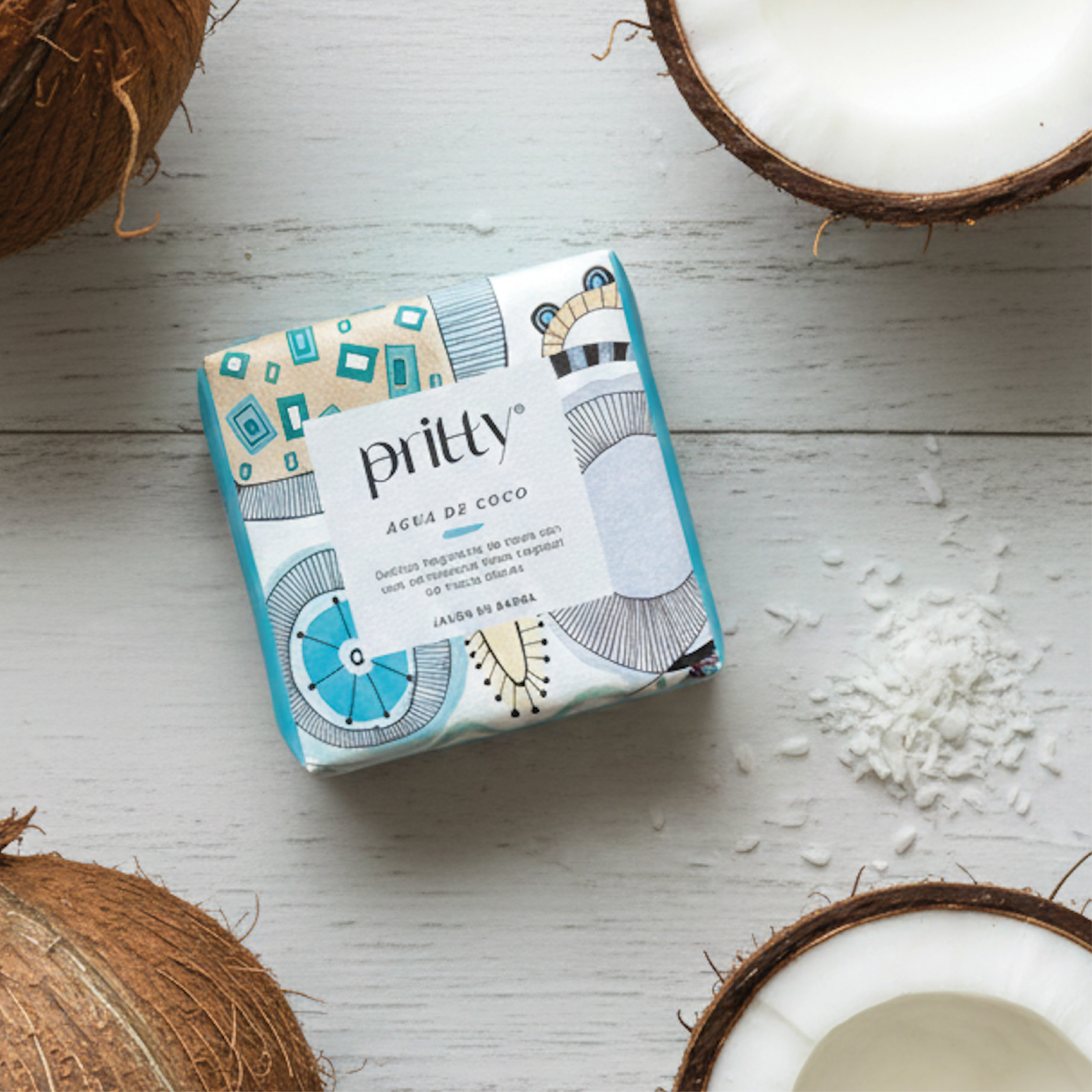 Jabón Barra Agua de Coco 100 gr