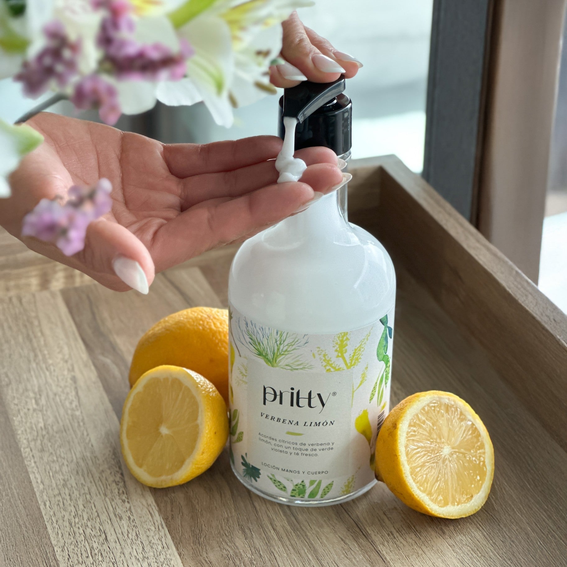 Loción Manos y Cuerpo Verbena Limón 375 ml – Pritty