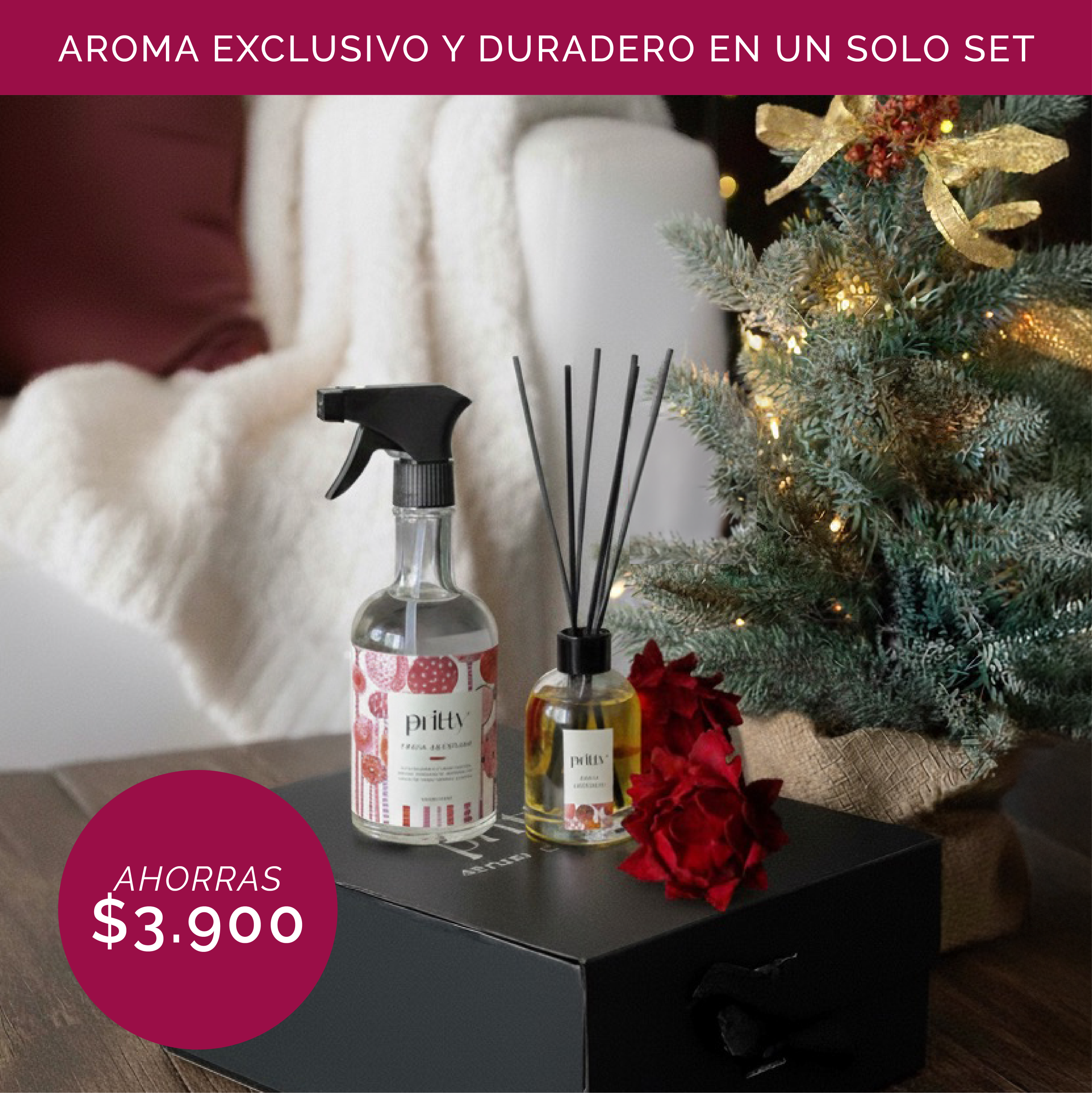 Room Spray + Difusor en Caja Deluxe