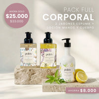 2 Jabon Espuma 500 ml + 1 Locion Corporal 375 ml