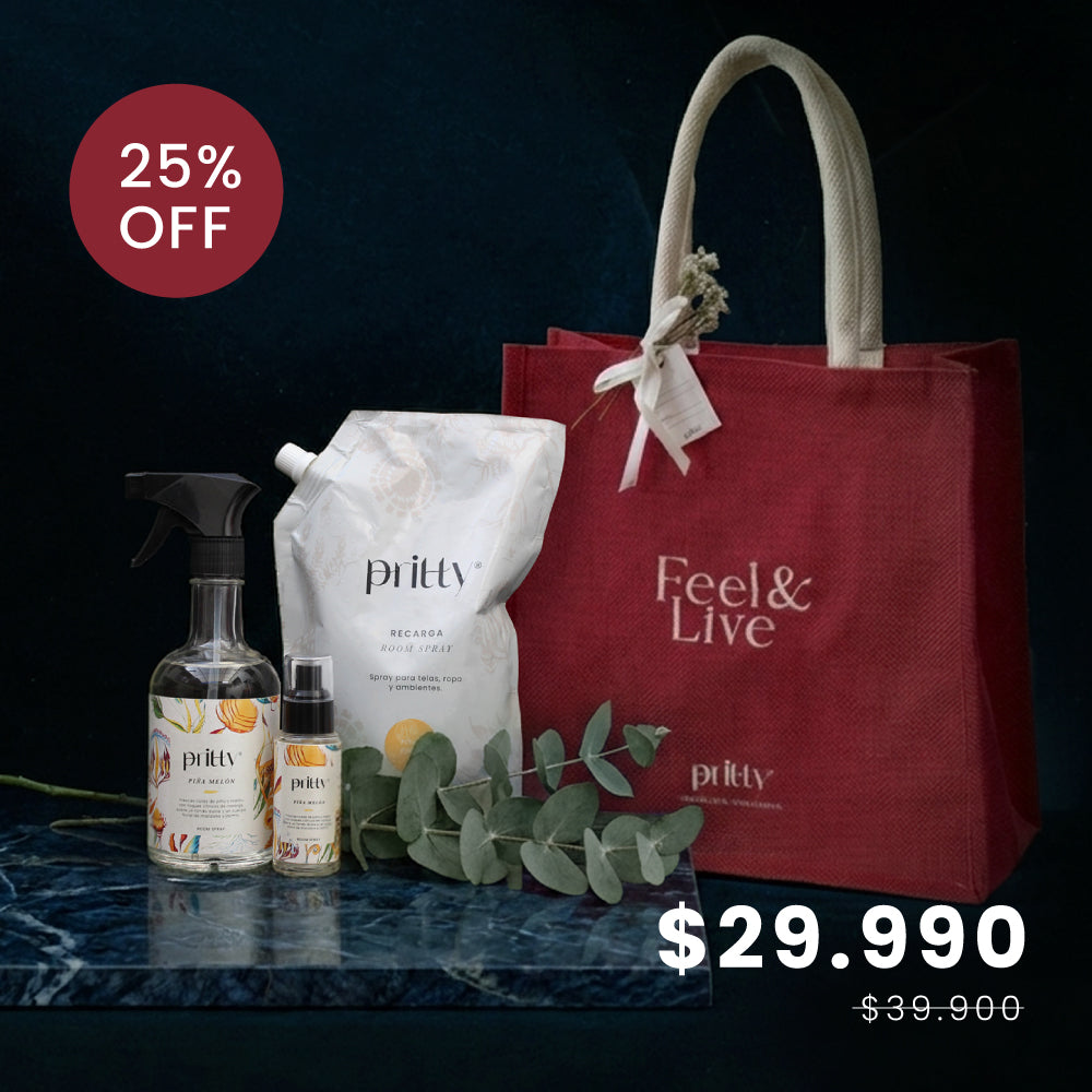 Room Spray + Recarga Room Spray + Mini Room Spray Feel & Live