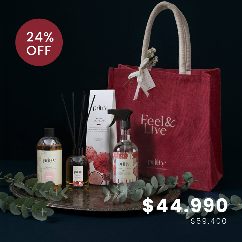 Room Spray + Difusor de Varitas + Recarga Difusor Feel & Live