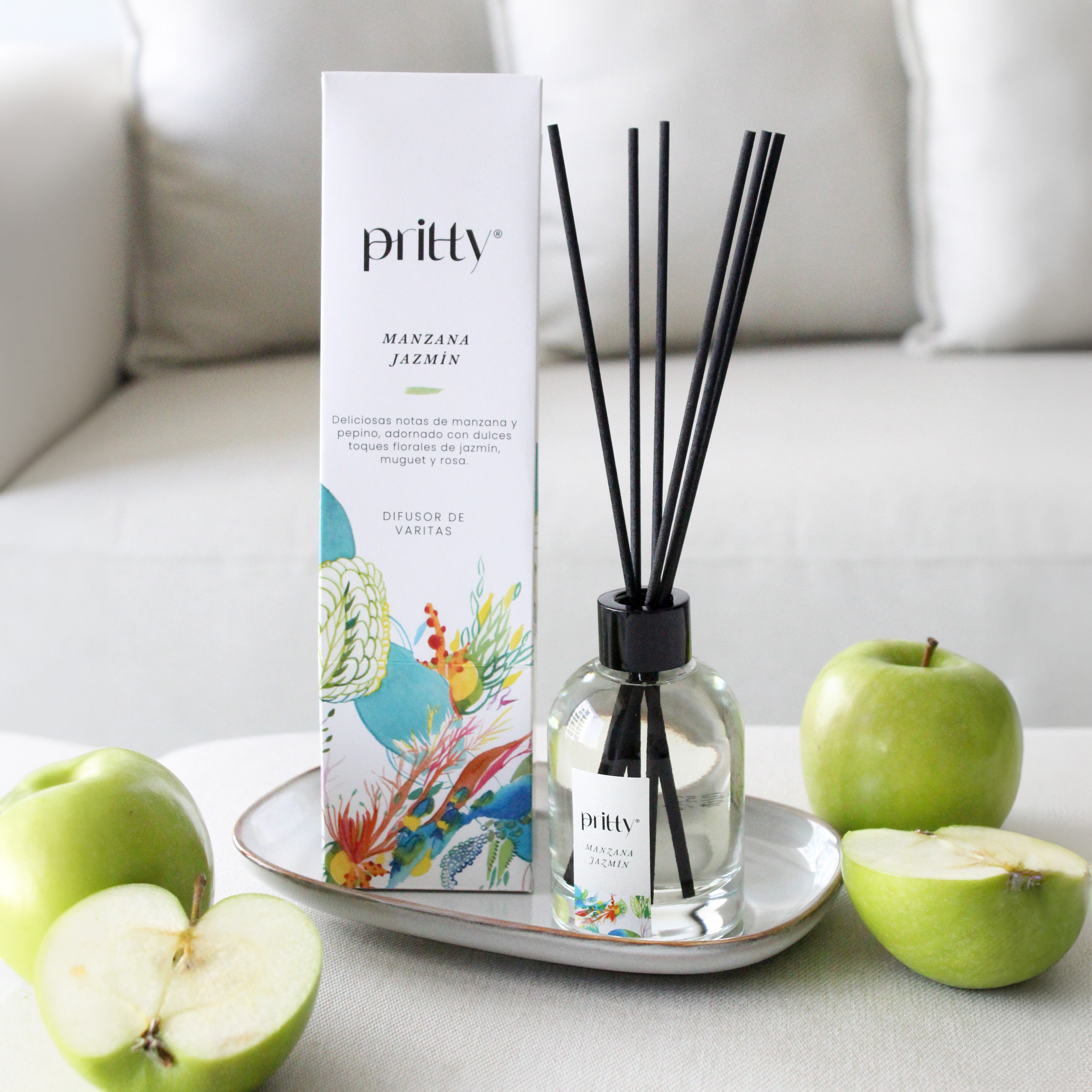 Difusor Varitas Manzana & Jazmin 130 ml