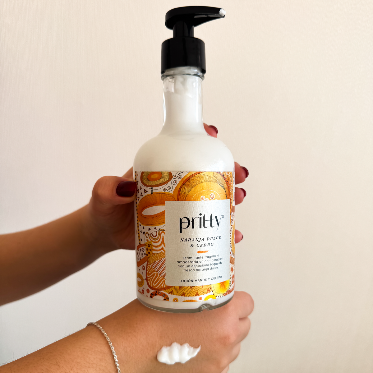Locion Manos y Cuerpo Naranja Dulce & Cedro 375 ml