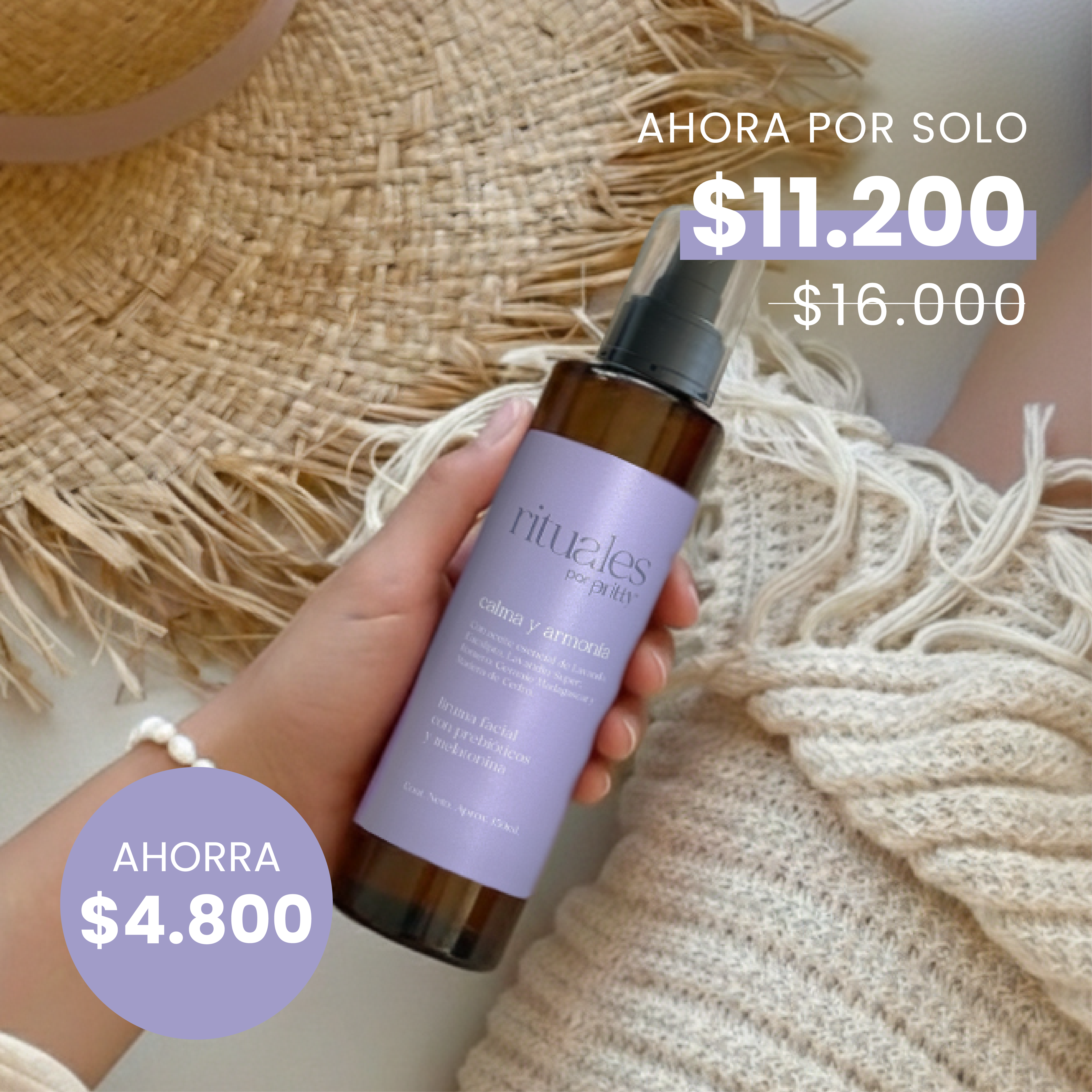 Bruma Facial Calma y Armonia 150ml